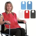 1pc Adult Bib for Eating and Care, Soft and Lightweight Daily Care Apron, Essential Aid for Elderly Mealtime Recovery. 
