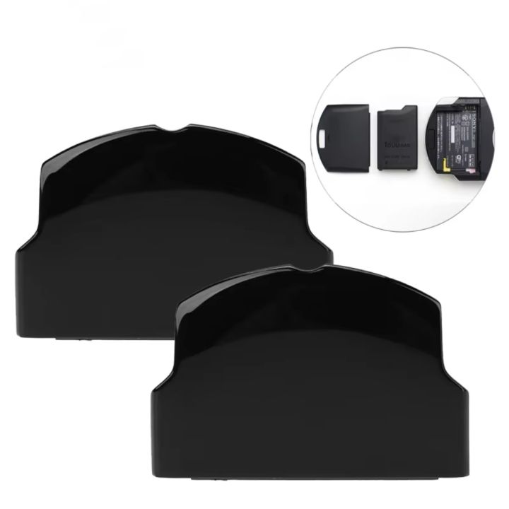 Battery Back Door Cover Case Replacement for PSP 2000/3000/Fat Console Repair Housing Shell Black