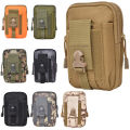 Molle Pouch Belt Waist Pack Men Small Pocket Survival Tool Bag for Running Travel Camping Hunting Airsoft. 