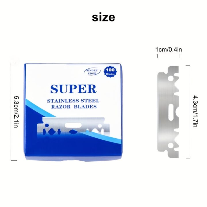 100PCS%20Single-Sided%20Razor%20Blades%20-%20Stainless%20Steel%20Safety%20Razors%20for%20Men,%20Barber-Grade%20Shaving%20Tools%20-%20Image%206