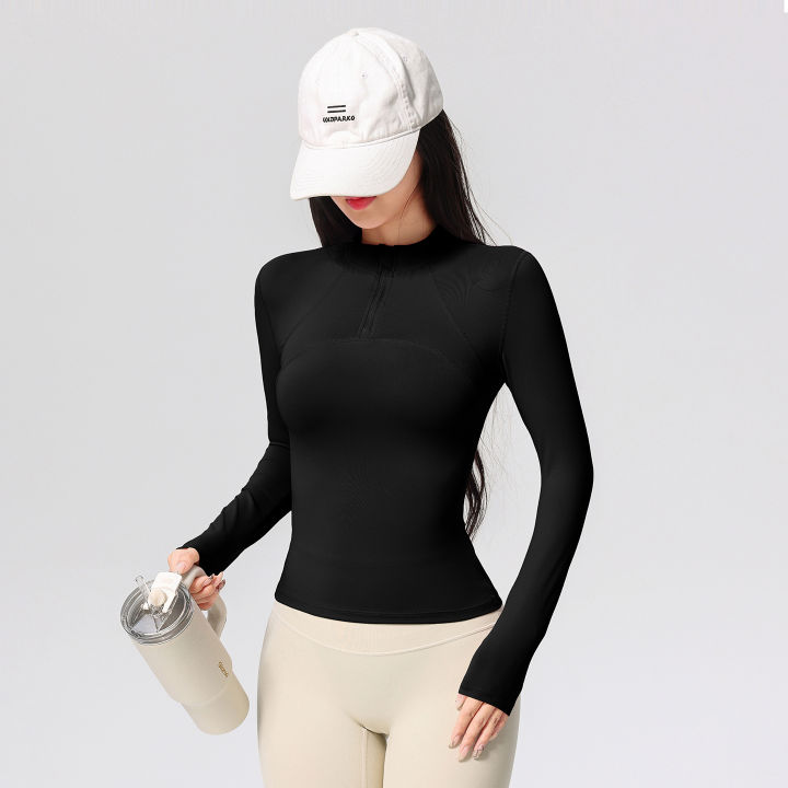 Women's%20Long%20Sleeve%20Yoga%20Training%20T-Shirt%20Horse%20Riding%20Sports%20Fitness%20Active%20Wear%20Top%20Comfortable%20Breathable%20Workout%20Shirt%20-%20Image%204