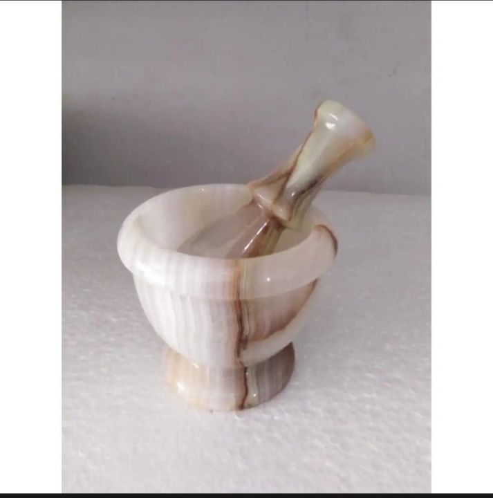 Onyx marble Mortel and pastel (kharal)