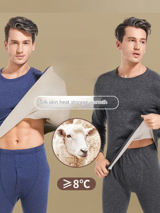 Autumn%20Winter%20New%20Men's%20Cashmere%20Silk%20Soft%20Comfortable%20Warm%20Underwear%20with%20Thickened%20Plush%20Set%20for%20Men%20Women%20Thermal%20Clothing%20-%20Image%202