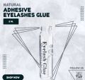 2 PCs Eyelash Glue Transparent Water Proof Clear 2ml. 