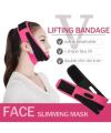 Face Lifting Belt Elastic Face Slimming Bandage V Line Face Shaper Women Chin Cheek Lift Up Belt Facial Anti Wrinkle Strap Face Care Slim Tools (Pink). 