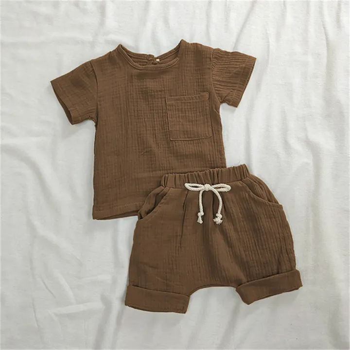 Organic%20Cotton%20Baby%20Clothes%20Set%20Summer%20Casual%20Tops%20Shorts%20For%20Boys%20Girls%20Set%20Unisex%20Toddlers%202%20Pieces%20Kids%20Baby%20Outifs%20Clothing%20-%20Image%205