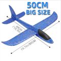 50CM Big Foam Plane Glider Hand Throw Airplane Light Inertial EPP Bubble Planes Outdoor Launch Kids Toys for Children Boys . 
