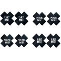 Alphabet Invisible  Lace Breast Lift Tape Overlays on Bra Nipple Stickers Chest Stickers Criss-cross Bra Nipple Covers. 