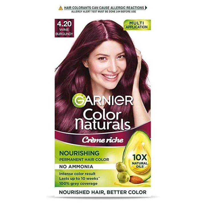 Garnier Color Naturals, Shade 4.20 Wine Burgundy