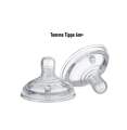 U.S BUY Imported Teat Nipple For Tommee Tippee Feeder 6m+ 2 piece. 