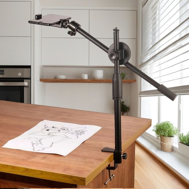 Horizontal%20Tripod%20for%20Phone%20Smartphone%20Table%20Overhead%20Tripod%20Stand%20for%20Mobile%20Cellphone%20Filming%20Photography%20Articulated%20Arm%20-%20Image%204