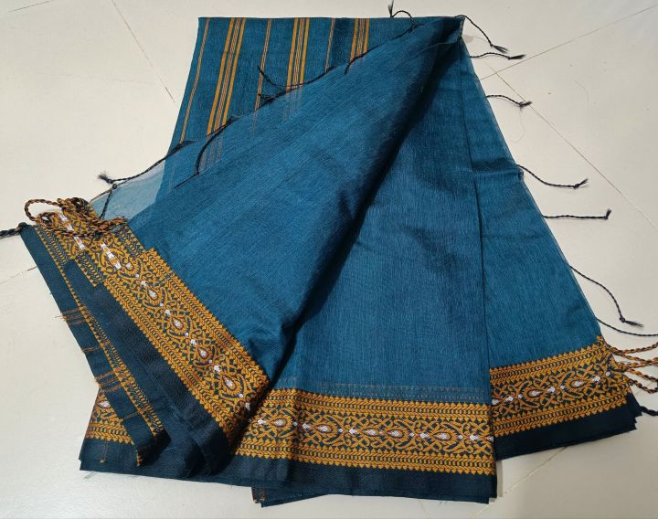 Marvelous%20Fashionable%20Halfsilk%20Tat%20Nakshi%20Par%20Saree%20For%20Women%20-%20Image%206