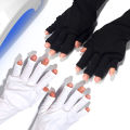 Anti UV Gloves Gel Professional Protection Gloves For ManicuresProtect Hands Nail Art Stretchy Fingerless Glove For Home Outdoor.
