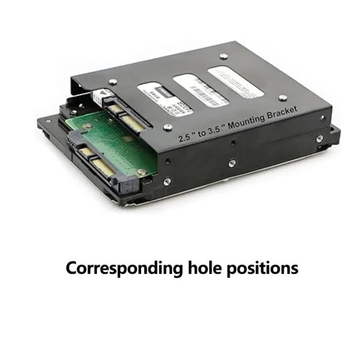 LDPCSJ%20Metal%20SSD%20HDD%20Adapter%20Bracket%202.5%20to%203.5%20Inch%20SATA%20Compatible%20PC%20Case%20Mobile%20Use%20Portable%20Hard%20Drive%20Mounting%20Kit%20-%20Image%205
