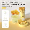 Cherry Blossom Honey Milk Hand Wax Moisturizing Hand Mask Exfoliating Dead Skin Nourishing Smoothing Dry Rough Hands Repair.