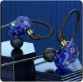 MKB M808 Gaming Ear Dual driver Extra Bass Earphones. 
