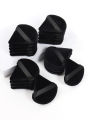 Black Triangle Powder Puff Facial Makeup Sponge Soft Velvet Cosmetics Puff Mixer Beauty Foundation Make-Up Sponge Makeup Access.