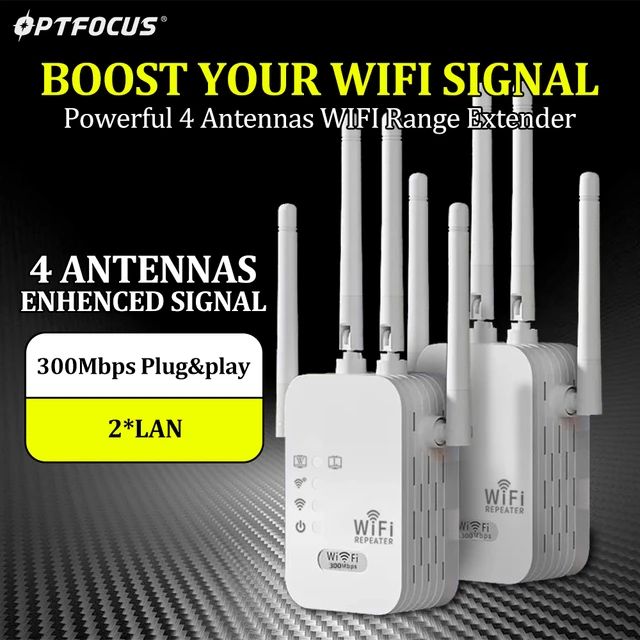 Ultimate Signal Booster WiFi Range Extender - High-Power Wireless Amplificador Range Extender & Access Point (AP)"