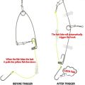 Automatic Fishing Device Stainless Steel Spring Loaded Speed Hook Ice Fishing Automatic Hook Setter Fishing Hooks with Spring.