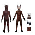 Hot  Adult Cosplay 99 Nights Forest Deer Outfit 3D Print Cosplay Costume Halloween Carnival Horror Game Dress Up Suit. 