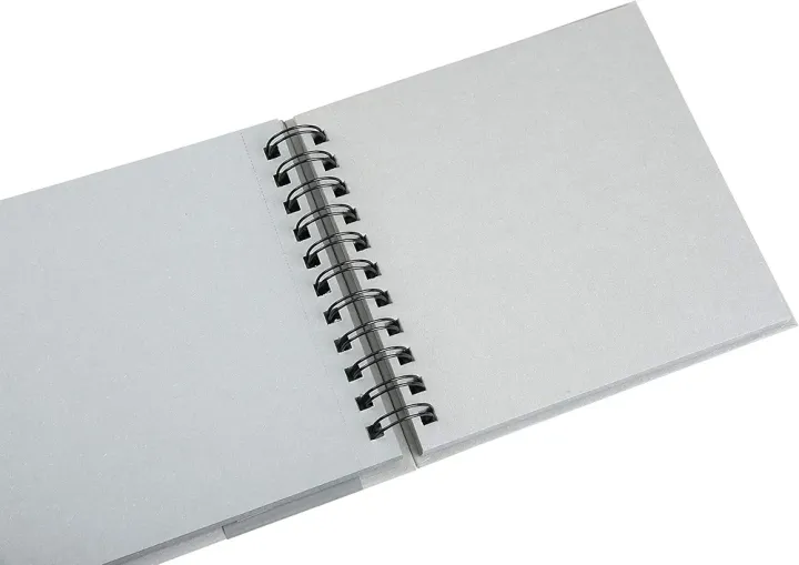 BRUSTRO%20Toned%20Paper%20-%20Grey%20Sketchbook%20%7C%20A5,%20120%20GSM%20%7C%2060%20Sheets/120%20Pages%20%7CWiro%20Bound,%20Spiral,%20Drawing,%20Sketching,%20Acid-free%20Paper,%20Dry%20media,%20Mandala%20Art,%20Graphite,%20Charcoal,%20Colour%20pencils,%20Gel%20pens%20-%20Image%202