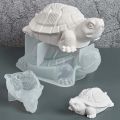 Stereo Turtle Silicone Candle Mold DIY Handmade Animal Shape Aromath Soap Plaster Resin Craft Casting Molds Home Decor Supplies.