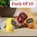 Pack of 10 Finger Counter Digital Tasbeeh / Digital Counter Finger Ring - Tally Counter - Digital Tasbeeh (islamic products). 