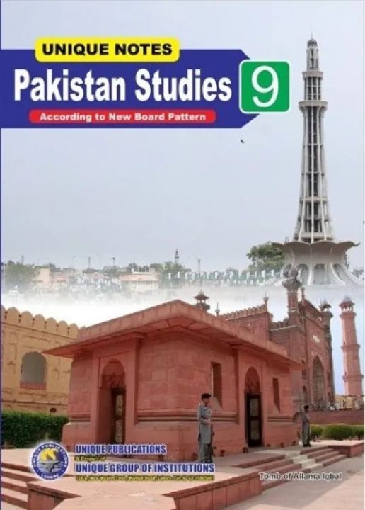 Unique%20Notes%20pak%20Studies%209th%20Class%20English%20medium.%20According%20to%20New%20Board%20Pattern%20unique%20Books%20-%20Image%202