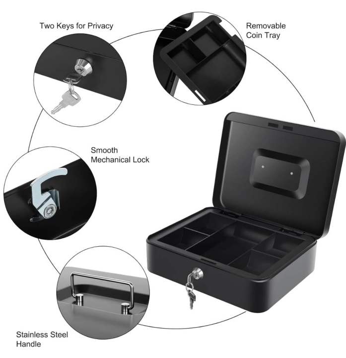 Cash%20Box%20for%20Coin,%20Money,%20Petty%20Cash%20and%20Jewellery%20Storage%20Purpose.%20Safe%20Security%20Cash%20Box%20With%20Lock%20Key%206%20Compartment%20Tray%20-%20Image%202
