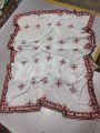 Balochi chadar four sided embroidered with full handmade work in multi thread with mirrors. 