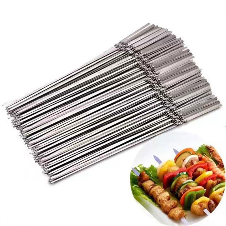 20%20Pcs%20Reusable%20Barbecue%20Skewer%20Rotatable%20Flat%20Metal%20Barbecue%20Skewers%20for%20Garden%20Courtyard%20Barbecue%20-%20Image%206