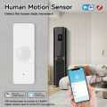 Tuya WiFi/Zigbee PIR Motion Sensor Smart Home Human Body Infrared Detector Security Smart Life Works With Alexa . 
