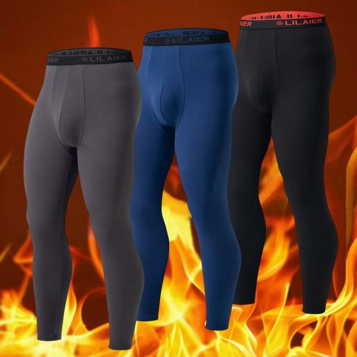 2/3-piece%20Set%20Of%20Autumn/Winter%20Men's%20Printed%20Thermal%20Underwear%20Sports%20And%20Fitness%20Round%20Neck%20Long%20Sleeved%20T-shirt%20Top%20Base%20Shirt%20-%20Image%202