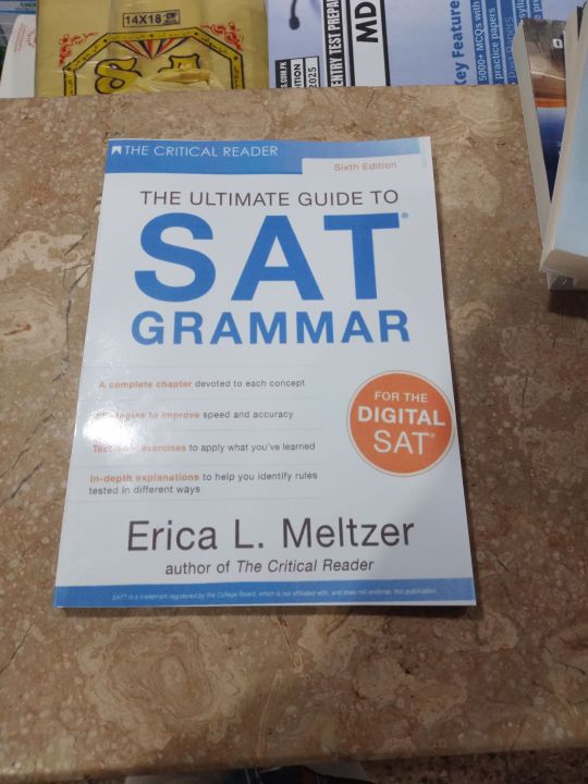 The Ultimate Guide to SAT Grammar latest six edition By Erica L. Meltzer