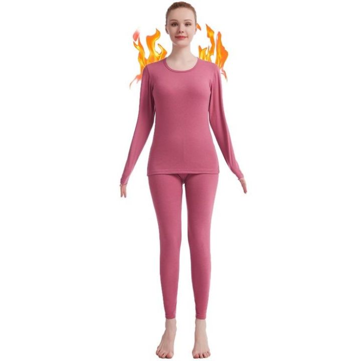 Thermal%20Underwear%20Set%20for%20Women%20Fleece%20Lined%20Base%20Layer%20Tops%20Bottoms%20Free-cutting%20Seamless%20Crew%20Neck%20Long%20Sleeved%20Long%20Johns%20-%20Image%207
