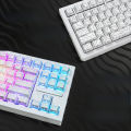 Contour 4.0 Side Engraved Keycap PBT Translucent 97 Key Gaming Mechanical Keyboard Key Cap White For Magnetic Switch F75 GMK87. 