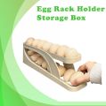 Double-Layer Egg Dispenser Automatic Roll-Down Egg Storage Rack Slide Egg Carton Refrigerator Egg Basket Kitchen Countertop Egg Holder Dshop. 