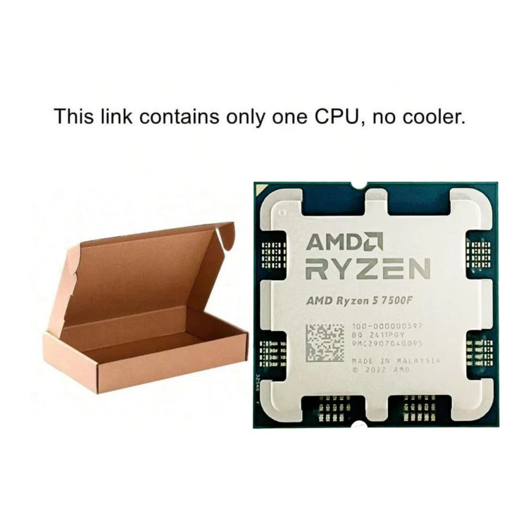 AMD%20Ryzen%205%20R5%207500F%203.7GHz%206-Core%2012-Thread%20CPU%20LGA%20AM5%20Not%20brand%20new%20-%20Image%205