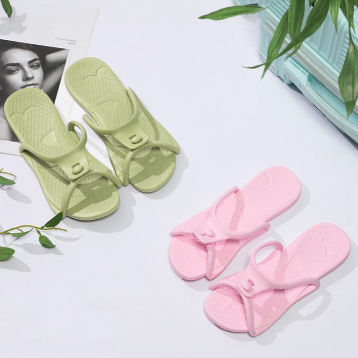 2024%20Summer%20Women%20Folding%20Slippers%20Adults%20Portable%20Trip%20Travel%20Sandals%20Couples%20Indoor%20Soft%20Slides%20Men%20Beach%20Non-slip%20EVA%20Shoes%20-%20Image%202