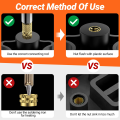 Heat Set Insert Soldering Iron Tip Head M2 M2.5 M3 M4 M5 M6 Hot Melt Insets Nut Brass Embedded Thread Insertion Kit For Plastic.