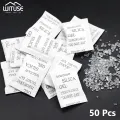 Non-Toxic Silica Gel Desiccant 50/100/200Pcs Kitchen Room Living Room Moisture Damp Absorber Dehumidifier For Home Accessories. 