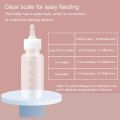 Pet Feeding Bottle 60ml Pet Silicone Feeding Bottle for Cats and Dogs Small Pacifier Pet Food Supplies.