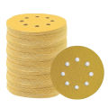 20pcs 5 Inch 8-Hole 125mm Sanding Discs Sanding Polishing Sandpaper Grit 80/120/180/240/320/400/600 For Metal Polishing. 