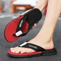 2023 High Quality Brand Fashion Men Flip Flops Summer Beach Flip Flops Men Casual Breathable Thicken Beach Men Slippers Outdoor. 