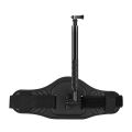 PULUZ Waist Belt Mount Strap with Selfie Stick Monopod For Insta360 and Other Action Cameras.