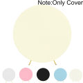 Round Wedding Arch Cover Fitted Wedding Arch Stand Cover Round Top Arch Backdrop Cover for Birthday Party Ceremony Banquet Decor.