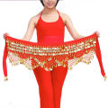 New Style Top Selling Belly Dance Waist Chain Hip Scarf Bellydance Coins Belt Dancing Waist Belt Dancer's Accessories.