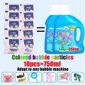 10-30pcs Bubble Machine Supplement Liquid Colorful Bubble Concentrated Granules 10pcs ≈ 750ml Bubble  Supplement Granules. 