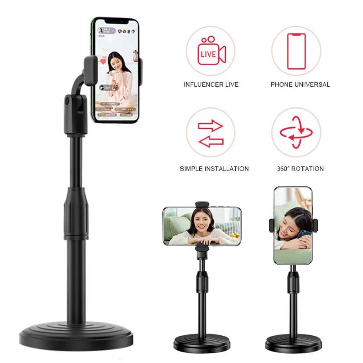 TSC%20Portable%20Lightweight%20Mobile%20Smart%20Phone%20Tripod%20for%20Tiktok%20and%20YouTube-%20Black%20-%20Image%202
