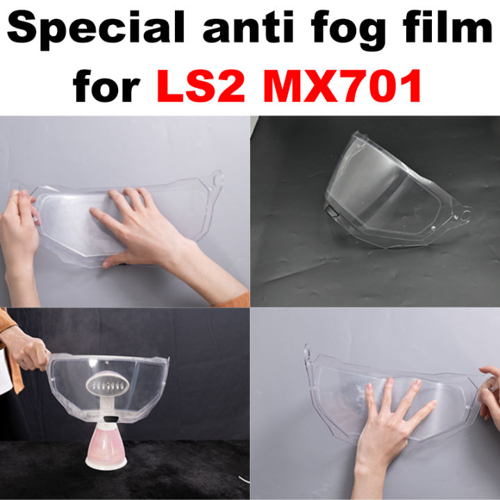 For LS2 MX701 Speical Anti Fog Film Spare Visor Original EXPLORER Rally Helmet Shield Motocross Off-road Moto Casco Accessories